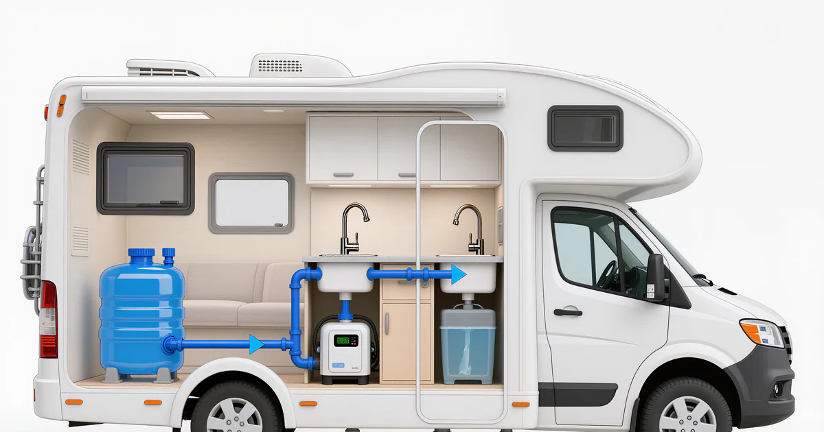Comment fonctionne le circuit d'eau d'un camping-car ?